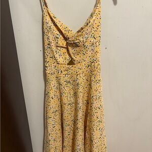 Floral Yellow Dress